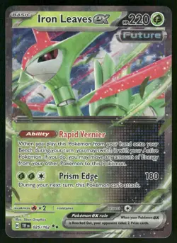 Iron Leaves ex - 025/162 Double Rare Holo Pokemon NM - Image 1