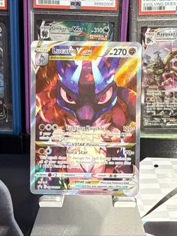 Pokemon TCG Lucario VSTAR SWSH291 Sword & Shield: Crown Zenith ETB Promo NM - Image 1
