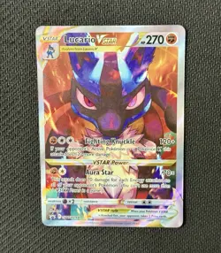 Pokemon TCG Lucario VSTAR SWSH291 Sword & Shield: Crown Zenith ETB Promo NM - Image 1