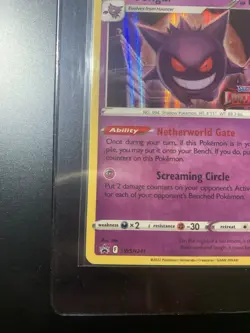 Pokemon Gengar Lost Origin Holo Promo SWSH241 Perfect Centering + Condition - Image 5