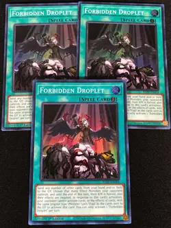 Yugioh Forbidden Droplet RA01-EN064 1st Super x3 (NM) - Image 1