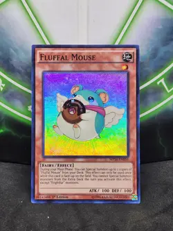 Yugioh Fluffal Mouse MP16-EN056 Super Rare 1st Edition VLP - Image 1