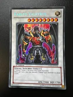 Fabled Valkyrus HA02-EN056 Secret Rare 1st Edition Near Mint Yugioh - Image 1