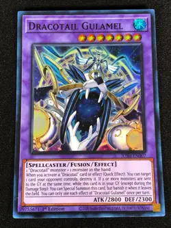 Yugioh Dracotail Gulamel JUSH-EN007 1st Super (NM) - Image 1