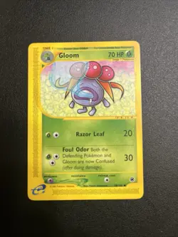 Gloom 78/165 - NON-HOLO - Expedition - eREADER - WOTC POKEMON CARD - LP - Image 1