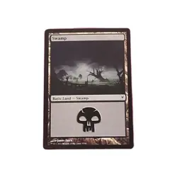 MTG Magic The Gathering Swamp Basic Land Card Duel Decks: Sorin Vs Tibalt 35/80 - Image 1