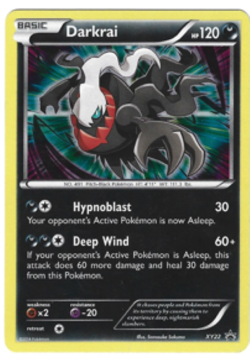 Darkrai XY22 - XY Black Star Promo - LP Holo Rare Pokemon Card - Image 1