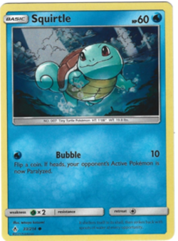 Squirtle 33/214 Cosmos Holo NM -Rare Holo Pokemon Card- Unbroken Bonds - Image 1