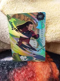 Naruto Kayou Card Super Super Rare Hashirama Senju Card #NRCC-SSR-19 - Image 4