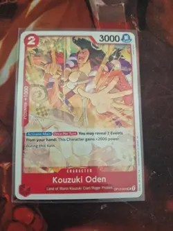 Kouzuki Oden OP12-004 English UC Legacy Master One Piece Card Game - Image 1