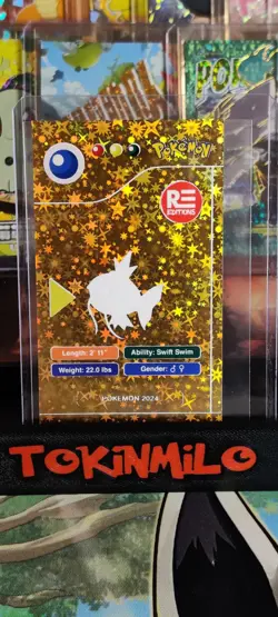 Magikarp #129 - Gold Holo - Pokedex Black Kanto 2024 - Pokemon Card - Image 2