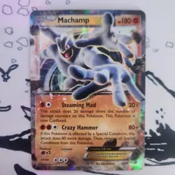 Machamp EX 37/98 XY Ancient Origins Ultra Rare Pokemon Card TCG LP - Image 1