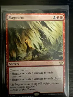 NM Slagstorm, MTG, Foundations, Magic the Gathering, 207 - Image 1