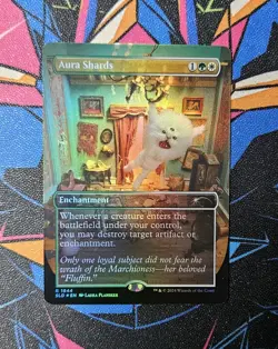 Aura Shards NM Rainbow Foil 1644 MTG Secret Lair Drop Unplayed Magic Gathering - Image 1