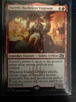 MTG Magic the Gathering Daretti, Rocketeer Engineer Aetherdrift NM - Image 1