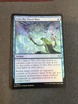 Into the Flood Maw Bloomburrow Foil MTG - Image 1