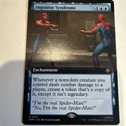 MTG, Imposter Syndrome (#0251), Spider-Man, Extended Art - Non-Foil, NM Mythic - Image 1