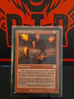 MTG Magic the Gathering Words of War (244/350) Onslaught NM Unplayed - Image 1