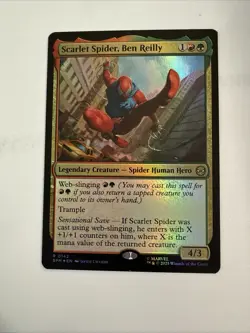 Scarlet Spider, Ben Reilly Marvel's Spider-Man Foil NM - MTG - Image 1