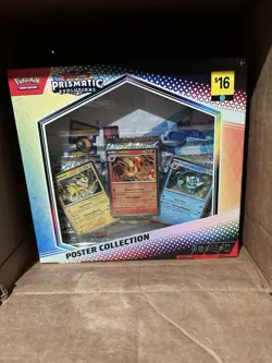 Pokemon TCG Prismatic Evolutions Poster Collection New Sealed, Lot of 4 - Image 1