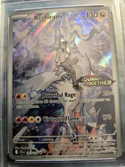 2025 POKEMON JTG EN-JOURNEY TOGETHER #167 N'S RESHIRAM PSA 9 - Image 1