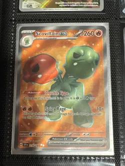 Pokemon Surging Sparks Scovillian EX Double Rare Holo Card 216/191 - Image 1