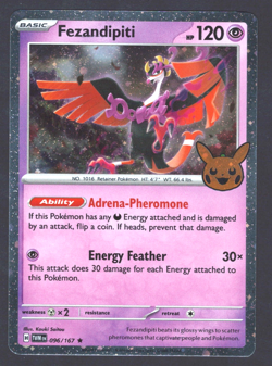 Fezandipiti 96/167 | Trick Or Trade 2024 | Cosmos Holo | Pokemon (NM/LP) - Image 1