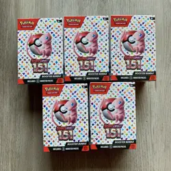 Pokemon TCG Scarlet & Violet 151 Booster Bundle Lot Of 5 New Factory Sealed - Image 1