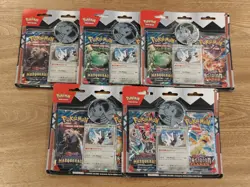 Pokemon TCG Lot Of 5, Obsidian Flames, Twilight Masquerade Blister 2 Pack Sealed - Image 1