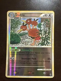 Dodrio 11/90 Reverse Holo Rare MP Pokemon TCG HGSS Undaunted - Image 1