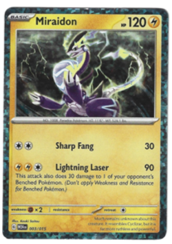 Miraidon - 003/015 - Pokemon TCG McDonald's Promos 2024 - HOLO - Image 1