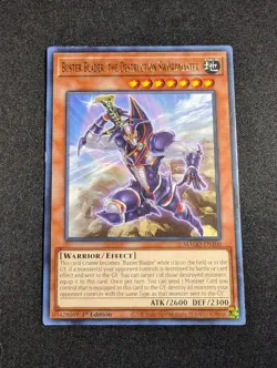 Yugioh - Buster Blader The Destruction Swordsmaster MAGO-EN100 1st Rare LP - Image 1