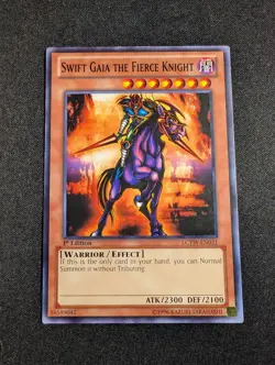 Yugioh - Swift Gaia the Fierce Knight LCYW-EN031 1st Edition Common LP - Image 1