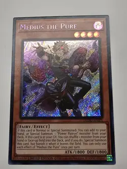 yugioh Medius The Pure - DUAD-ENSP1 Secret Rare Limited Edition Lightly Played - Image 2