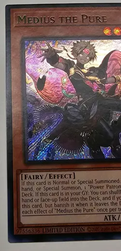yugioh Medius The Pure - DUAD-ENSP1 Secret Rare Limited Edition Lightly Played - Image 3
