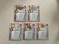 2000 Topps x5 Pokemon Card Lot Fighting Type Machamp Hitmonchan Hitmonlee NM/LP - Image 2