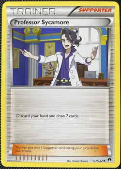 Professor Sycamore 107/122 Breakpoint Regular - Pokemon Card - Image 1