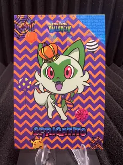 Sprigatito - Cracked Ice Holo - Card Database Halloween 2024 - Pokemon Card NM - Image 1