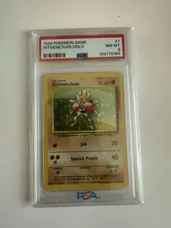 Pokemon Base Set lot Of 11 Cards PSA 8 - Image 1