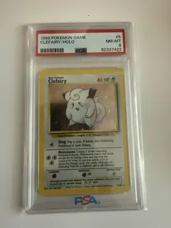 Pokemon Base Set lot Of 11 Cards PSA 8 - Image 4