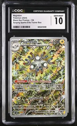 CGC GEM MINT 10 Magneton 159 Sv: Scarlet & Violet Promo Cards Holo - Image 1