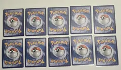 Pokemon TCG Card Lot Holo Rare Full Art 10X Cards Total NM/M - Image 2