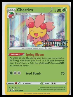 Cherrim - (Prerelease) SWSH088 SWSH: Sword & Shield Promo Cards Holo - Image 1