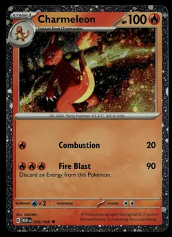 Charmeleon - (Cosmos Holo) 005/165 Sv: Scarlet & Violet Promo Cards Holo - Image 1