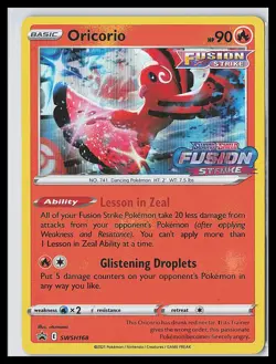 Oricorio - (Prerelease) SWSH168 SWSH: Sword & Shield Promo Cards Holo - Image 1