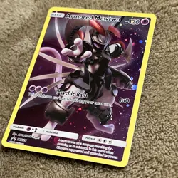 Armored Mewtwo SM228 Promo Holo Collector's Chest 2019 Pokemon Card TAIL SWIRL - Image 4