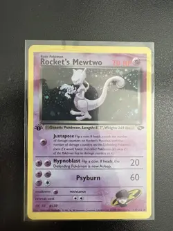 Pokemon TCG Rockets Mewtwo Gym Challenge Holo Card 14/132 *CUSTOM MADE* - Image 1