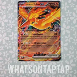 Pokemon Card Team Rockets Moltres Ex 031/182 Scarlet Violet Destined Rivals NM - Image 1