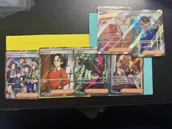 Pokemon TCG Prismatic Evolution Full Art Trainer Lot 6 Cards NM - Image 1
