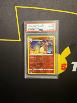 PSA 10 GEM MINT - Charizard Vivid Voltage 025/185 Reverse Holo Pokemon Card - Image 1